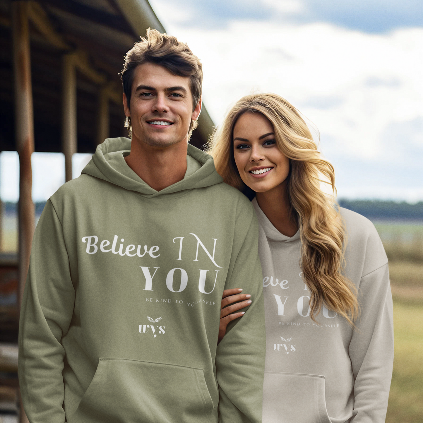 WYS Stanley Believe in You Hoodie Sage