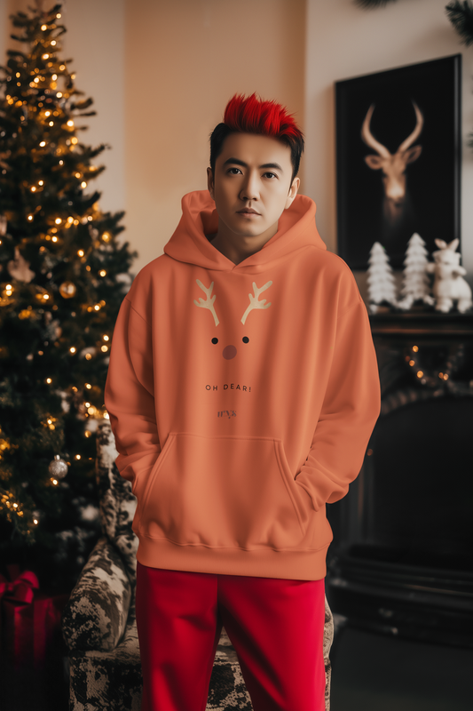 WYS Xmas Jumper Oh Dear Orange