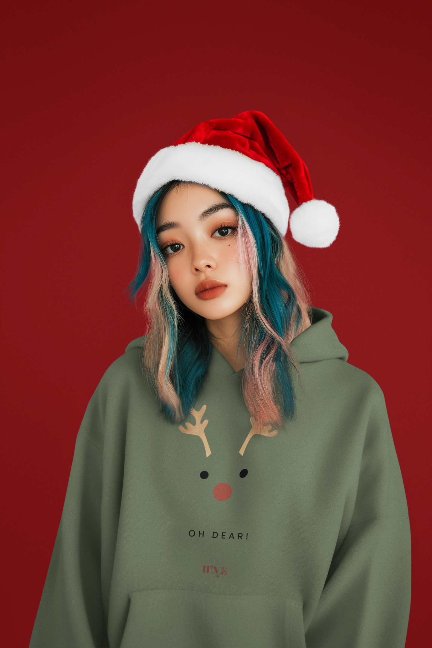 WYS Xmas Jumper Oh Dear Green