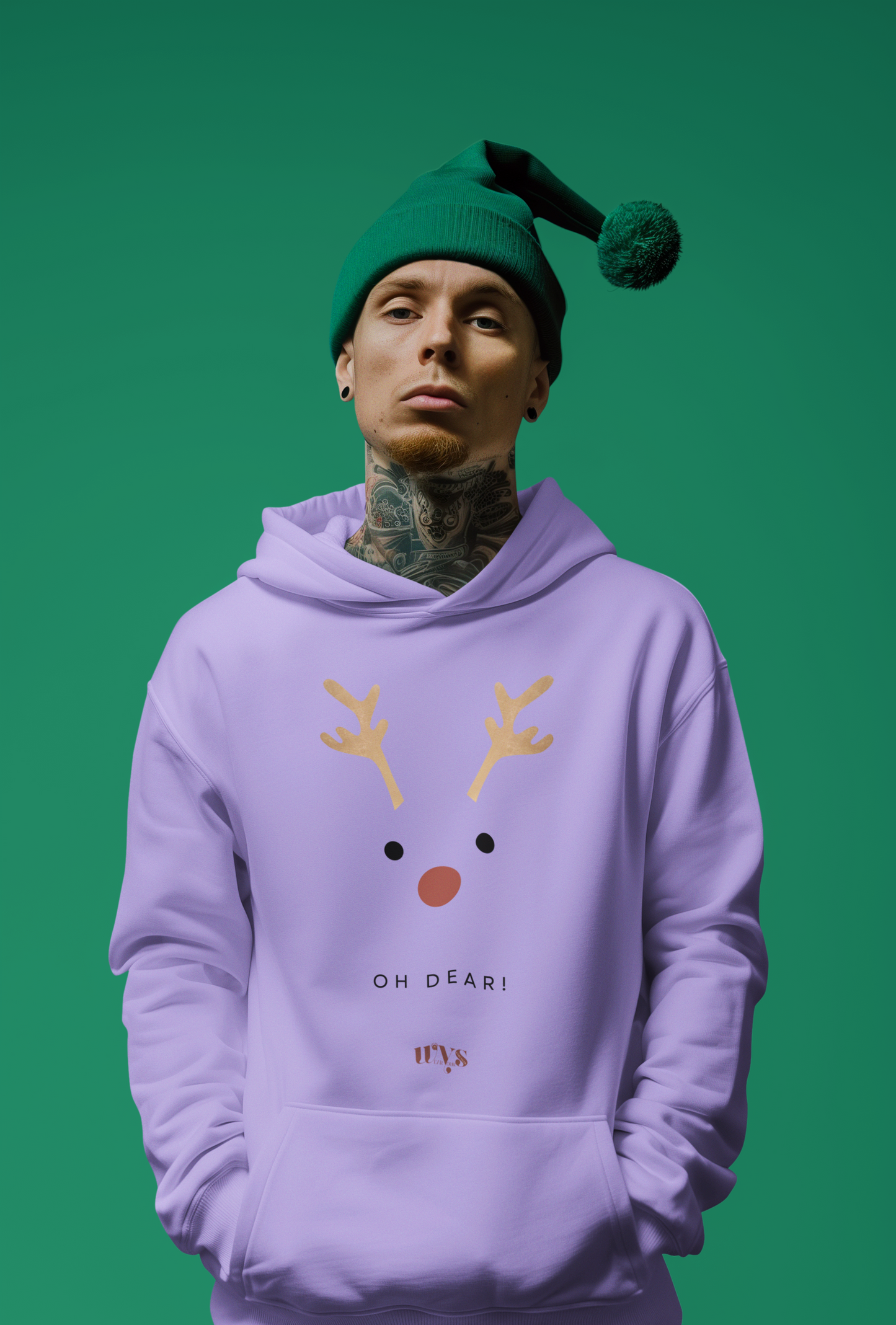 WYS Xmas Jumper Oh Dear Lavender