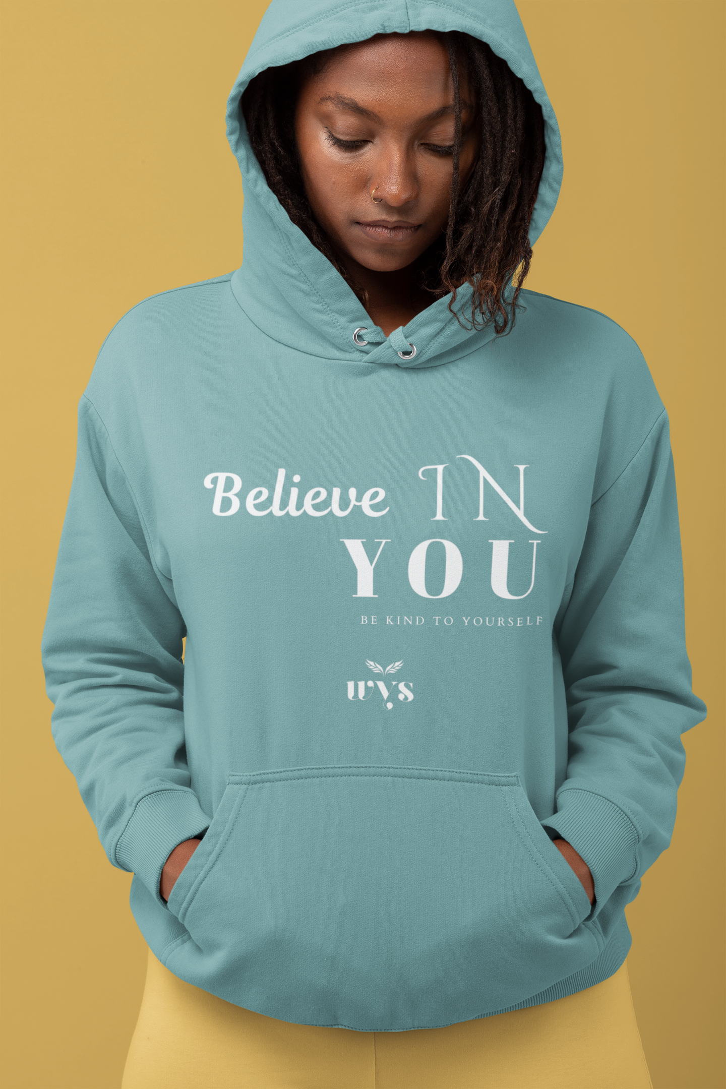 WYS Stanley Believe in You Hoodie Teal