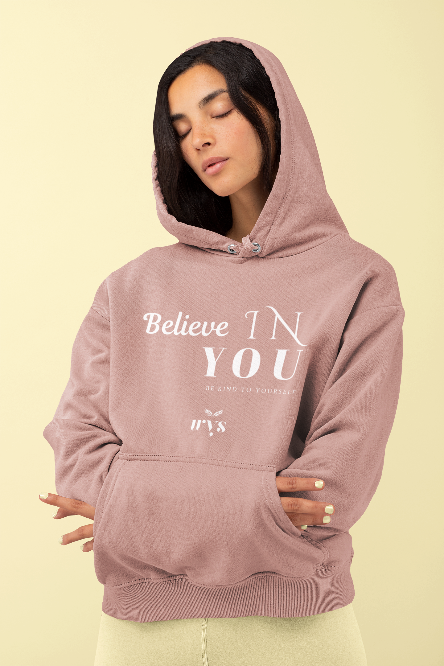 WYS Stanley Believe in You Hoodie Pink