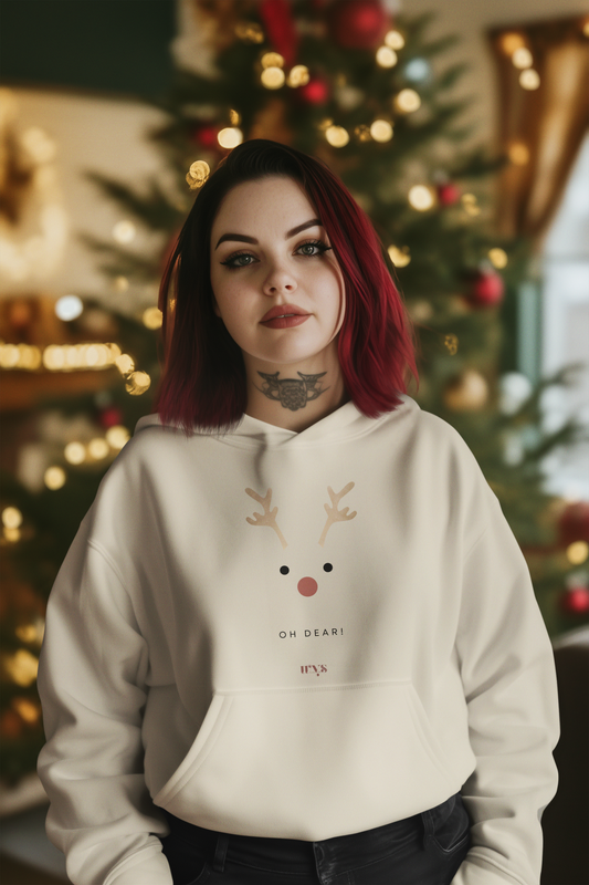 WYS Xmas Hoodie Oh Dear Sand